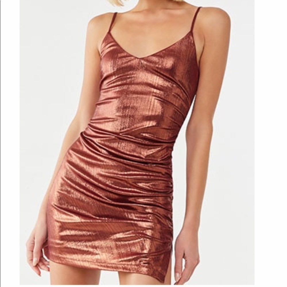Satin Mini Dress